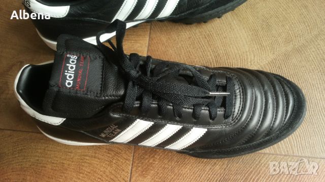 Adidas MUNDIAL TEAM Football Astro Размер EUR 42 2/3 / UK 8 1/2 стоножки естествена кожа 182-14-S, снимка 6 - Спортни обувки - 46159087