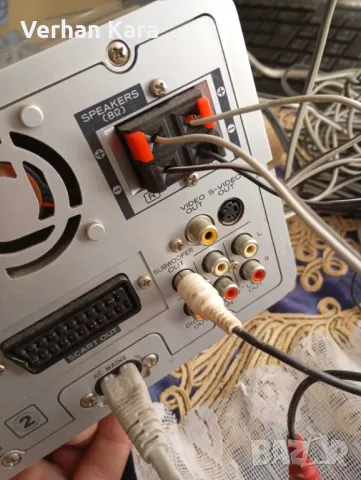 micro philips dvd set aktif bas , снимка 3 - Ресийвъри, усилватели, смесителни пултове - 50081575