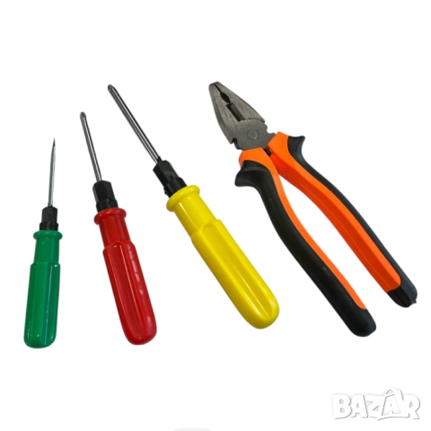 Клещи с 3 броя отвертки