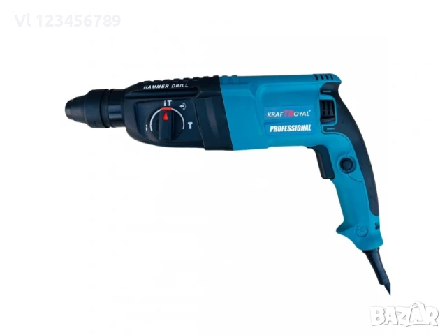 Комплект от перфоратор, ъглошлайф 125 мм и бормашина 1200W KraftRoyal, снимка 3 - Бормашини - 53445552
