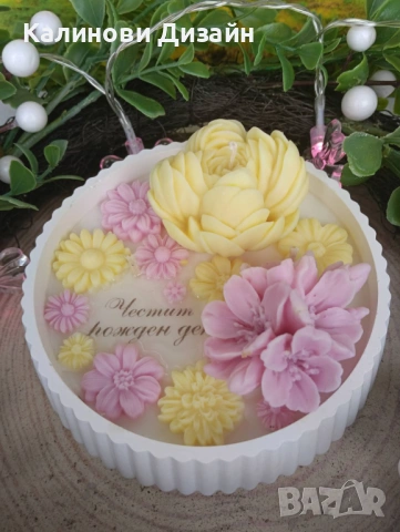 Соева свещ , снимка 4 - Ръчно изработени сувенири - 53276938