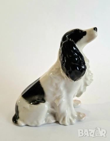 Порцеланова Фигурка на Куче - Кокер Шпаньол - ЛФЗ, снимка 2 - Статуетки - 53951773