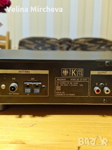 тунер Sony ST-S315 FM, снимка 4 - Ресийвъри, усилватели, смесителни пултове - 52622322