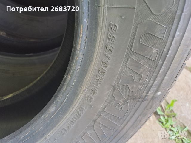 4 гуми BRIDGESTONE 225/65 R16 C DOT (5118) гумите са като нови, снимка 4 - Гуми и джанти - 45830796