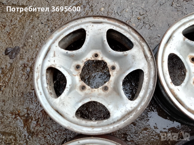 Железжи джанти 15 цола 5х139.7 Daihatsu Feroza Дайхатсу Фероза, снимка 3 - Гуми и джанти - 52798486