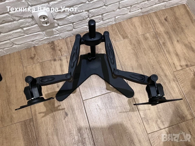 Стойка за два монитора, снимка 3 - Стойки, 3D очила, аксесоари - 50731243