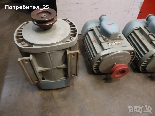 Трифазни ел.мотори 0,37KW- 1400 об/м., снимка 3 - Електродвигатели - 50957847