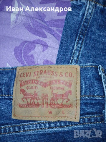 Дънки Levis-505-W32L32, снимка 4 - Дънки - 53200099