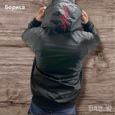 Мъжко яке ветровка HUGO , снимка 2 - Якета - 51012286