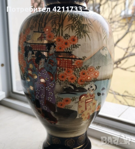 ЛУКС азиятска ваза НОВО, снимка 8 - Вази - 54217976