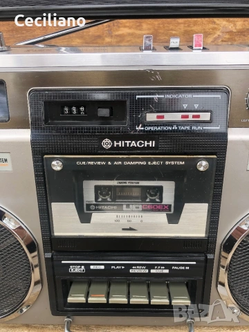 Радиокасетофон HITACHI TRK-8155E, снимка 3 - Радиокасетофони, транзистори - 53447114