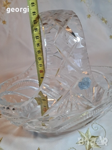 немска кристална кошница 29/6, снимка 7 - Аксесоари за кухня - 52809841