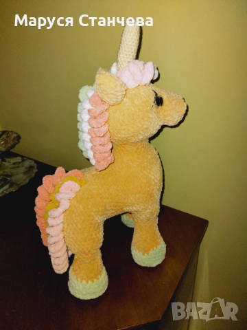 🦄 еднорог, снимка 4 - Плюшени играчки - 54170759
