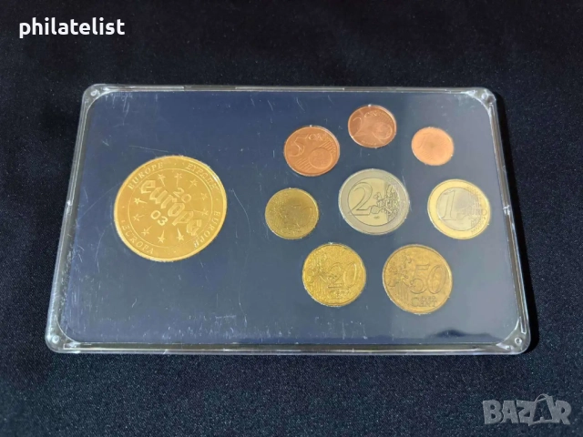 Гърция 2002-2006 - Евро сет - комплектна серия от 1 цент до 2 евро + възпоменателен медал, снимка 4 - Нумизматика и бонистика - 52003156