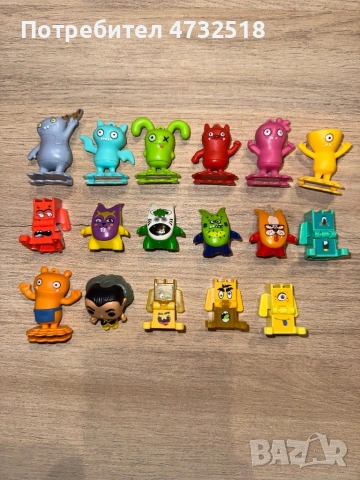 17 бр. оригинални kinder joy фигурки UglyDolls + Funko - 40 лв общо