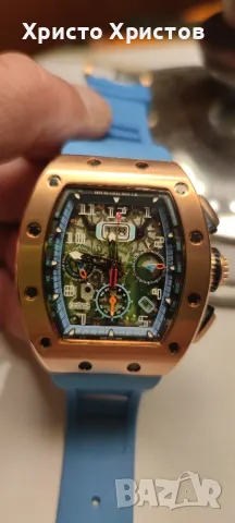 Мъжки луксозен часовник Richard Mille RM 11 -05 Automatic Winding Flyback Chronograph Gmt  Limited , снимка 4 - Мъжки - 46932854