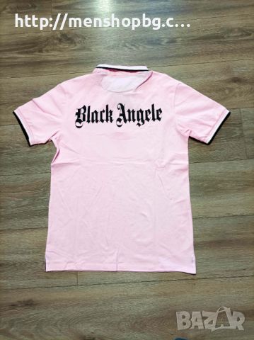 Мъжка блуза код 201 - розова, снимка 2 - Тениски - 45134973