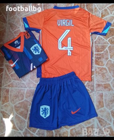 Върджил Ван Дайк ❤️⚽️ детско юношески футболни екипи на Нидерландия , снимка 1 - Футбол - 25895430