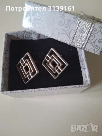 Сребърни обеци 