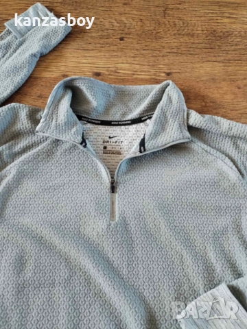 Nike Womens 1/2 Zip Running Top - дамска термо блуза Л, снимка 10 - Блузи с дълъг ръкав и пуловери - 51955372