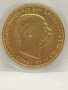 позлатена монета 100 корона репродукция , снимка 2