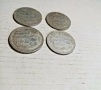 Лот от четири броя Румъния 5 леи 1978 година колекционерски алуминиеви монети пари, снимка 6
