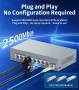 комутатор 2,5Ghz switch 5+1 или 8+1 порта, снимка 8