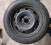 Зимни гуми Bridgestone Blizzak 205/55R16 на железни джанти, снимка 1 - Гуми и джанти - 45934613