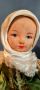 Сувенирна руска кукла от плат, дърво и вата за затопляне на чай, яйца и други