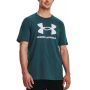 Мъжка тениска under armour sportstyle logo tee dark turquoise, снимка 1