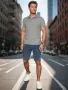 Мъжки дънкови къси панталони, 3цвята , снимка 11