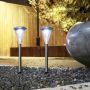 4861 Комплект градински соларни лампи, 2 броя, снимка 1 - Градински мебели, декорация  - 45994512