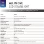 Bright Source All in One,превключваеми 5w/8w LED Downlight, пакет от 6, снимка 4