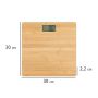 ПРОМОЦИЯ Бамбуков кантар за баня WENKO BAMBUSA BATHROOM SCALE, снимка 4