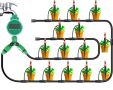 Интелигентен сферичен кран с таймер Автоматичен електронен таймер за поливане на градина, снимка 6