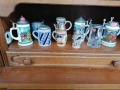 Старинни немски халби за бира с капак., снимка 1 - Антикварни и старинни предмети - 44972689