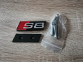 Предна решетка сребриста емблема Audi Ауди S8, снимка 1 - Аксесоари и консумативи - 44995714