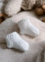 🍼👣Плетени пролетни бебешки чорапки,терлъчки ръчна изработка, снимка 2