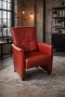 Червено кожено кресло, снимка 1