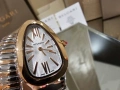 BVLGARI Serpenti Tubogas Snake Rose Gold and Silver Дамски Часовник, снимка 7