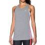 Спортен дамски потник under armour heatgear favorite tank grey, снимка 1