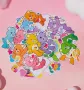 50 бр Грижовните мечета The Care Bears самозалепващи лепенки стикери за украса декор  , снимка 3