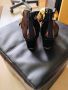 Дамски сандали в черно и златисто, снимка 4