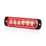 Страничен габарит – мигащ, 6 LED, Червен, 114mm, снимка 1 - Аксесоари и консумативи - 45347502