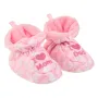 Бебешки розови пантофки с дъга I Love Mom I Love Dad S_1243660, снимка 1