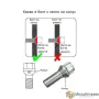 Секретни болтове за джанти - 12мм х 1.5мм, L24мм конус, снимка 2