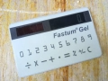 FASTUM GEL-КАЛКУЛАТОР КРЕДИТНА КАРТА 1010251628LCHERY, снимка 1