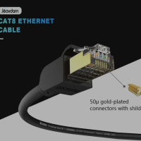 Jeavdarn Cat 8 Ethernet кабел 15m High Speed ​​40Gbps 2000MHz,LAN мрежов интернет с позлатени RJ45, снимка 5 - Друга електроника - 45040133