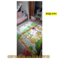 Сгъваемо детско килимче за игра, топлоизолиращо 180x200x1cm - модел Трафик + Джунгла - КОД 4141, снимка 12 - Други - 45509662