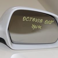 Дясно електрическо огледао Skoda Octavia II facelift (2008-2013г.) 7 пина / 1Z1857508AD амбиентна, снимка 2 - Части - 45200267